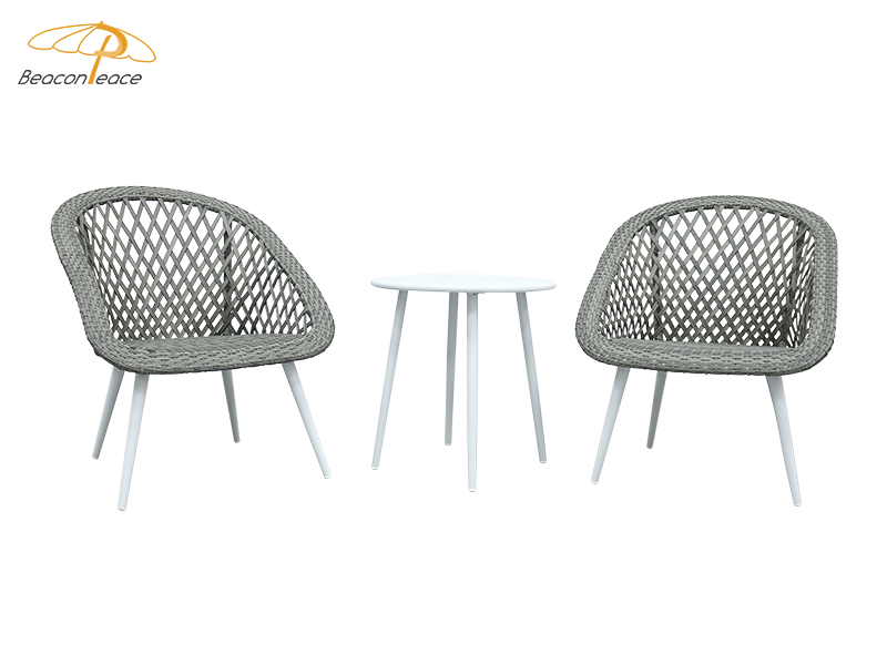 3pc garden bistro table chair set