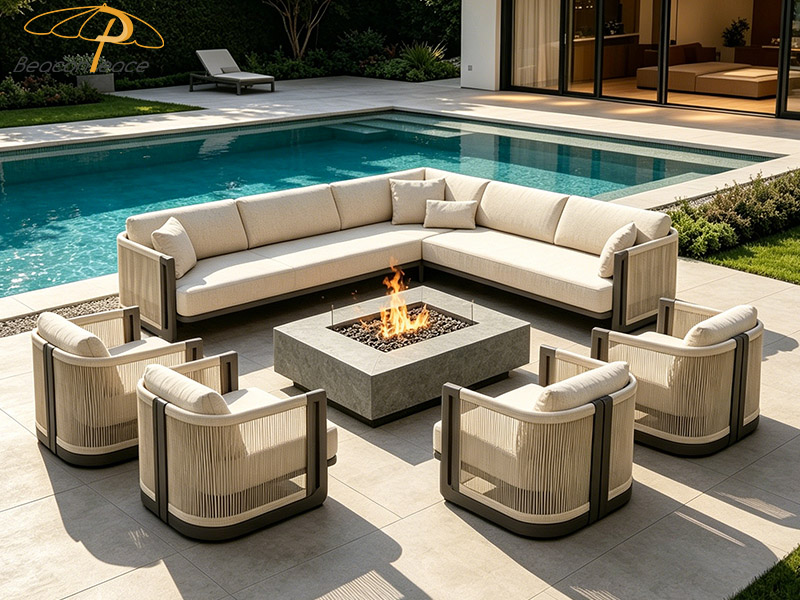 Teak Wood Garden Sofas